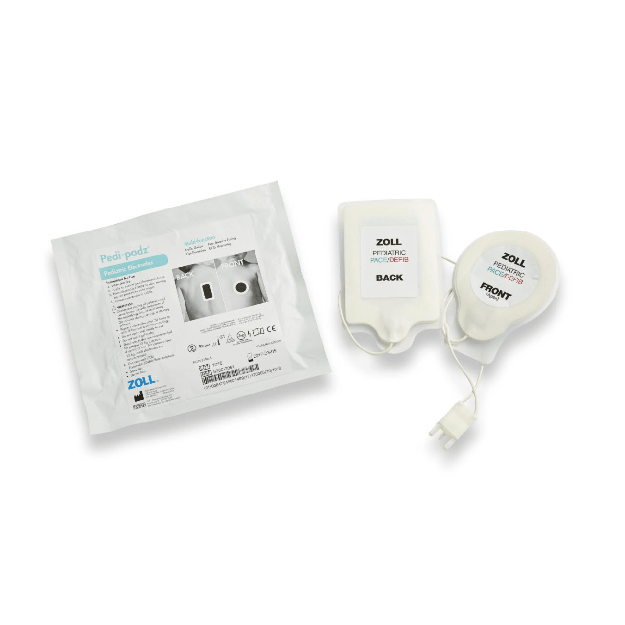 ZOLL-ZOLL pedi•padz Multi-Function Pediatric Electrodes 1 Pair-MedTech-3