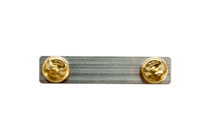 Metal Name Tag With Clutch 1/2" x 2-3/8"