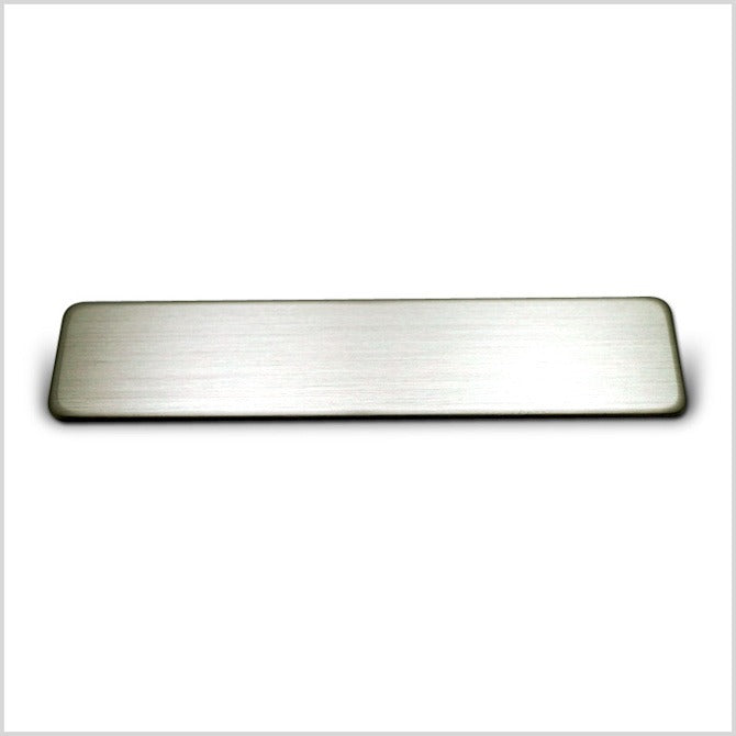 Metal Name Tag With Clutch 1/2" x 2-3/8"