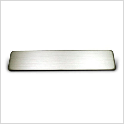 Metal Name Tag With Clutch 1/2" x 2-3/8"