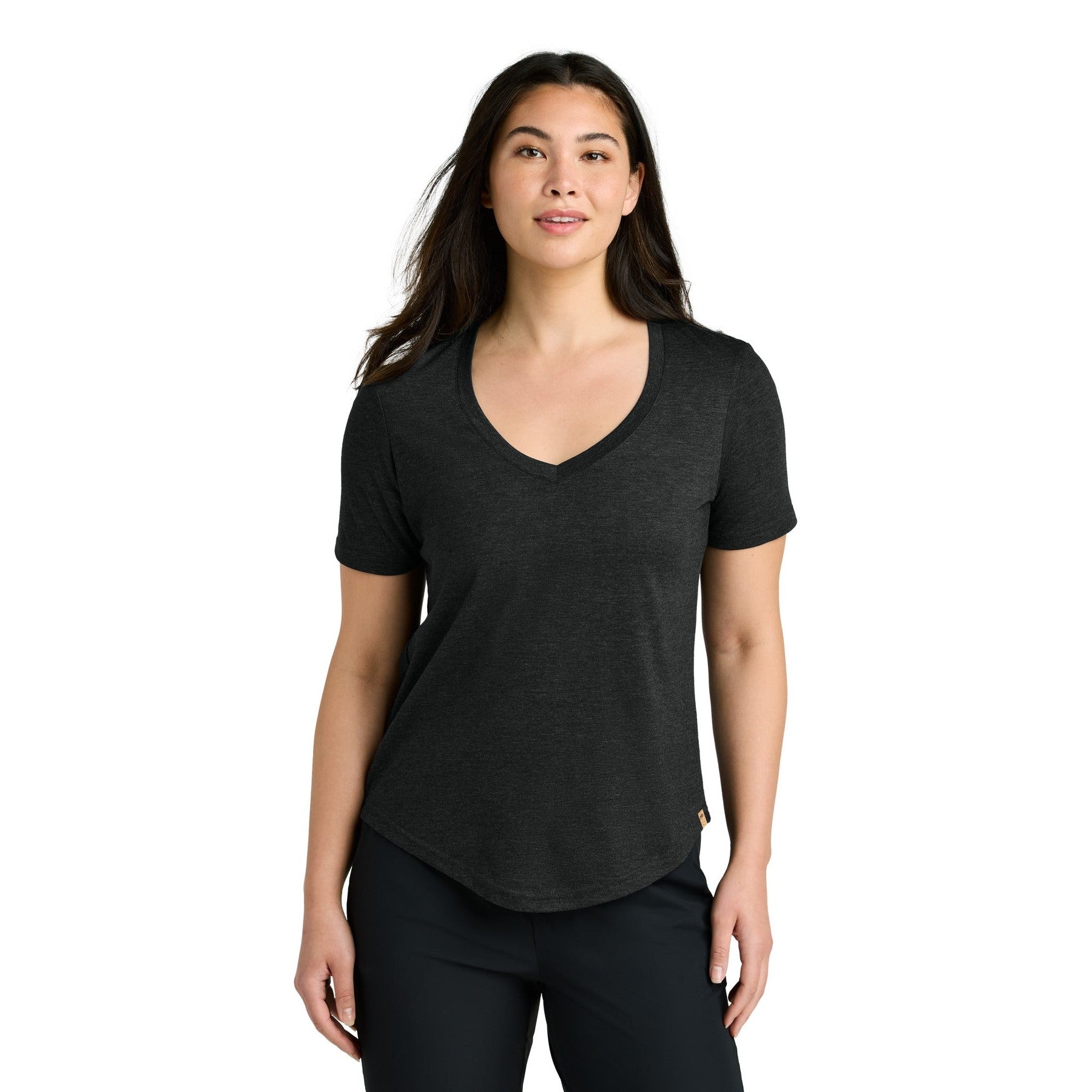 tentree-tentree® Women's TreeBlend V-Neck T-Shirt TTCW5646-MedTech-2